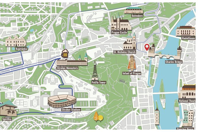 1.5h Small Group Segway Tour & Free Taxi Transfer ️with PragueWay - Stop 1: Strahov Monastery, Royal Canonry, and the library you want to see