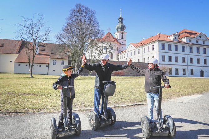 1.5h Small Group Segway Tour & Free Taxi Transfer ️with PragueWay - Stop 3: Park Ladronka for skaters, cyclists, and festival energy