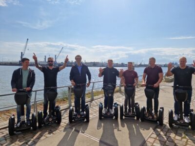 2 Hours Hamburg Segway Tour - Michaelis Kirche to Landungsbrücken: quick history stops with big-city energy
