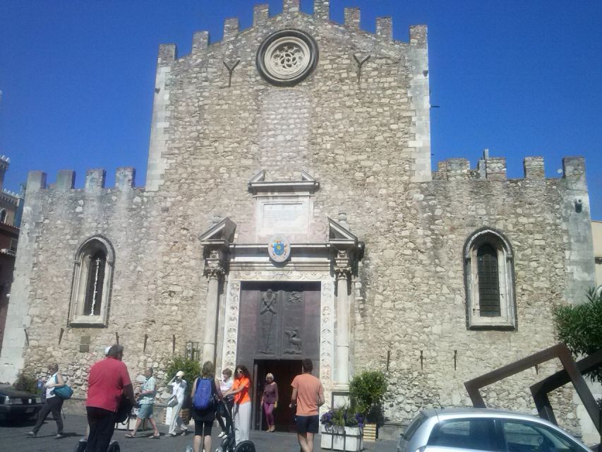 3-Hour Taormina Segway PT Authorized Tour - Piazza IX Aprile again and the return to Porta Catania