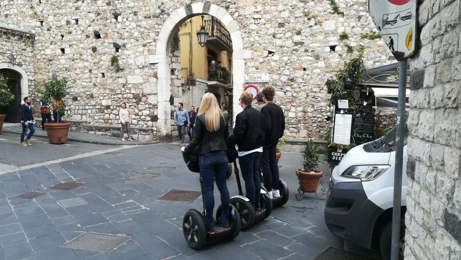 3-Hour Taormina Segway PT Authorized Tour - Getting started at Porta Catania: orientation first, then glide
