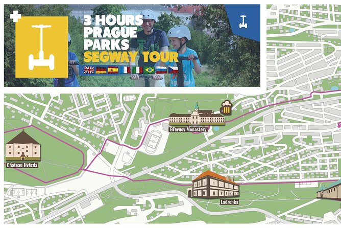 3h Small-Group Segway Tour & Free Taxi Transport ️with PragueWay - Park Ladronka: skating-friendly paths and local festival energy