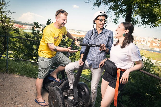 3h Small-Group Segway Tour & Free Taxi Transport ️with PragueWay - Břevnov Monastery: Benedikt beer, basilica details, and a garden with a spring
