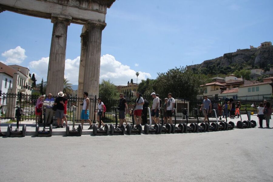 Athens: 3-Hour Grand Tour by Segway - Areopagus and Plaka: the classical core meets the postcard streets