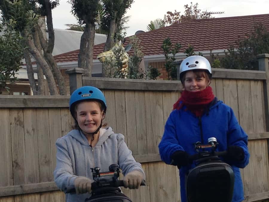 Auckland: Devonport Waterfront Segway - The slalom course: where control clicks