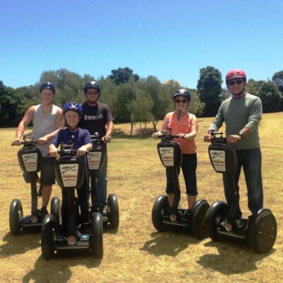 Auckland: Devonport Waterfront Segway - Training first: safety briefing, helmet, and one-on-one coaching