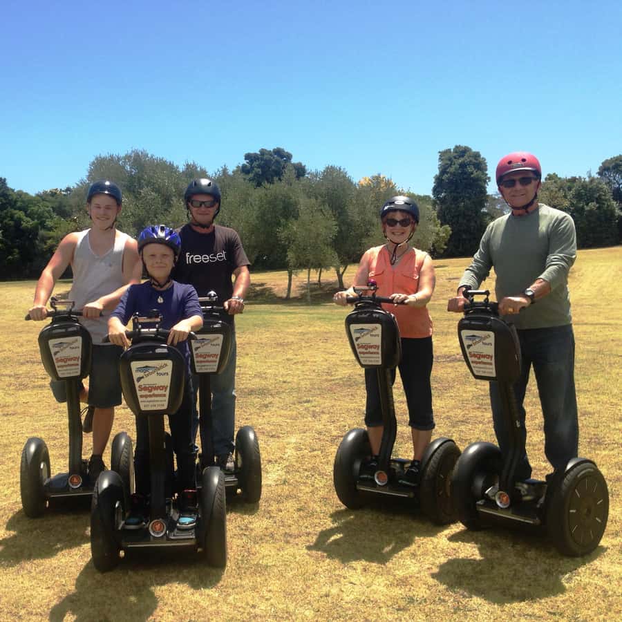 Auckland: Devonport Waterfront Segway - Training first: safety briefing, helmet, and one-on-one coaching