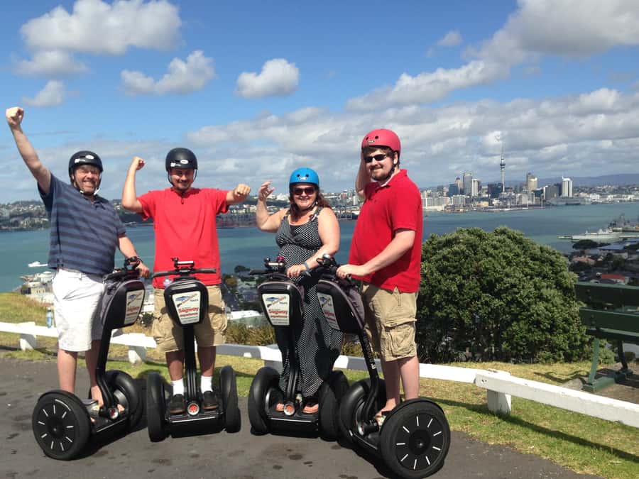 Auckland: Segway Tour to Mount Victoria - Waterfront and grassy slopes: practice riding, not just scenery