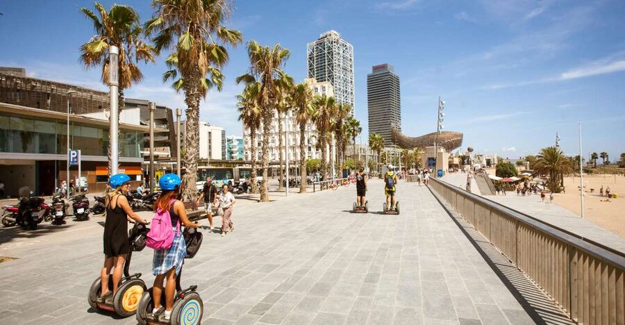 Barcelona: City Highlights Guided Segway Tour - Getting Comfortable: Training, Helmets, and Meeting at Carrer del Correu Vell