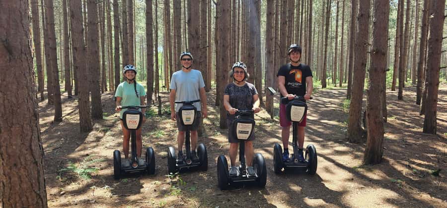 Cave Point & Whitefish Dunes State Park Segway Tour - Where you start: finding the gravel on South Lake Road