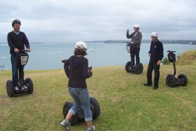 Guided North Head Fort Segway Tour in Devonport Auckland - Getting started at Magic Broomstick (and feeling steady fast)