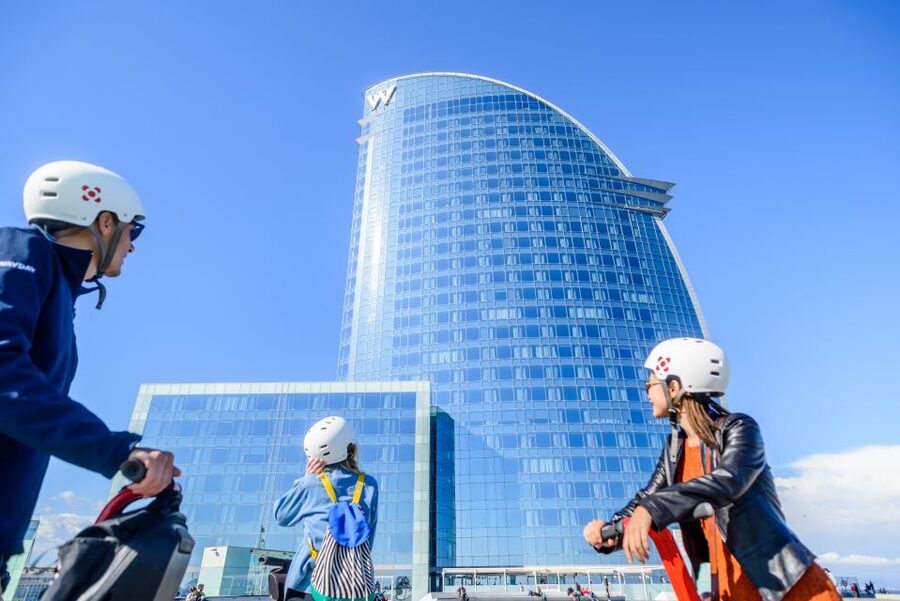 Intro Segway Tour Barcelona 1h - Christopher Columbus to Port Vell: the waterfront kickoff