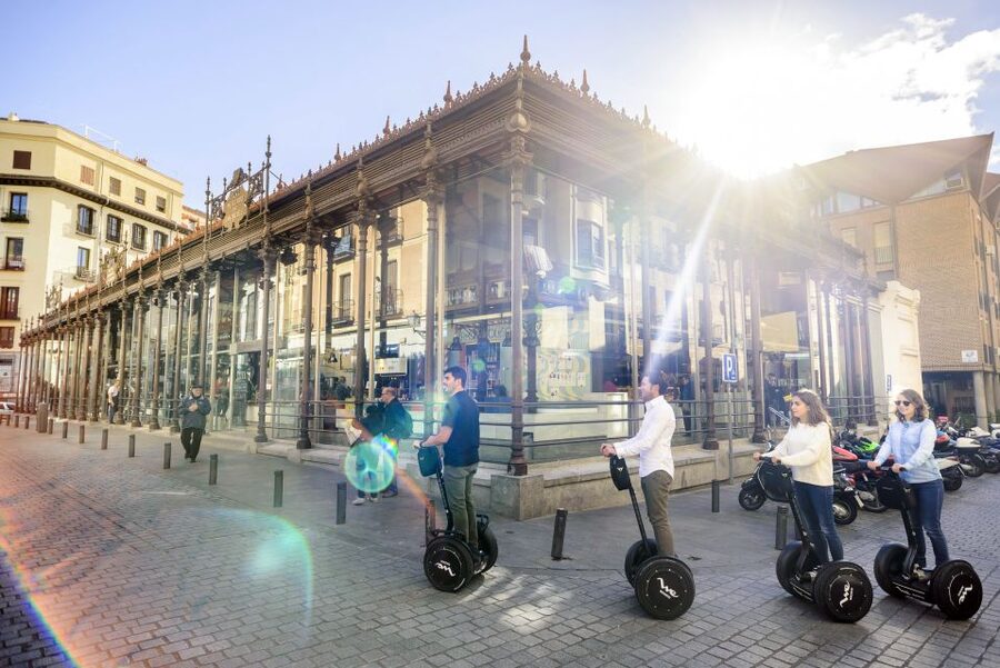 Madrid: 1.5-Hour Old Town Highlights Segway Tour - Temple of Debod: ancient Egyptian presence, rebuilt in 1961
