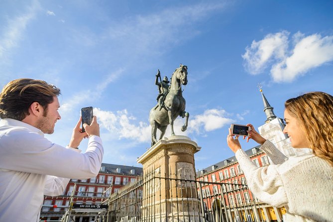 Madrid Segway Fun Tour: Old Town Highlights - Route walk-through: Plaza de San Miguel and Barrio de las Letras