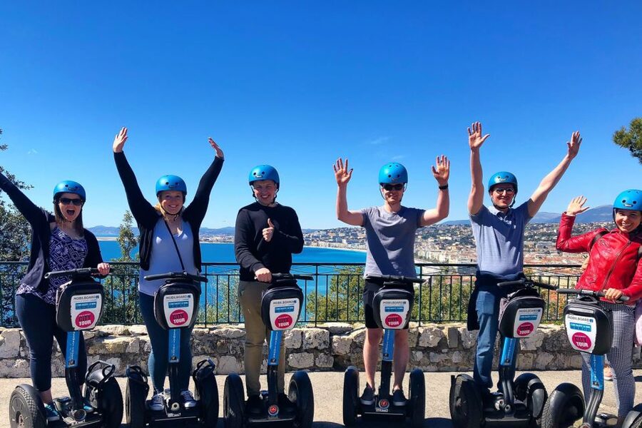 Nice: Private Segway Tour - Art stops that make Nice feel personal: La chaise bleue, Neuf Lignes Obliques, Matisse’s house