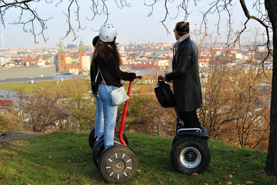 Prague: 4-Hour Segway and Scooter Tour with Lunch and Drinks - Starting Behind Charles Bridge: briefing, helmets, and your first ride