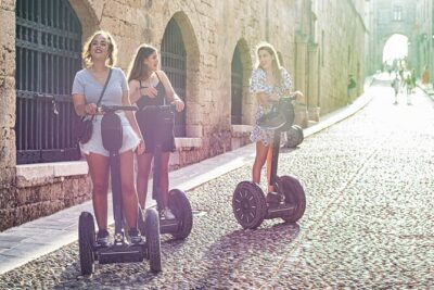 Rhodes by Night Segway Route - Meeting Point at Ippodamou 37 and the Quick-Comfort Setup