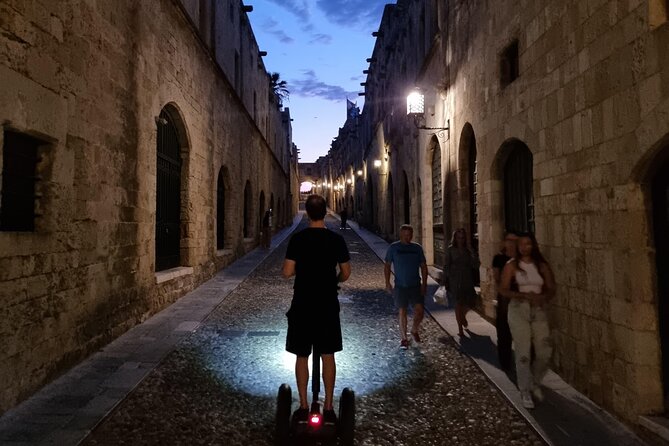 Rhodes by Night Segway Route - Stop 4: Street of the Knights (The Ride-by-Icon Moment)