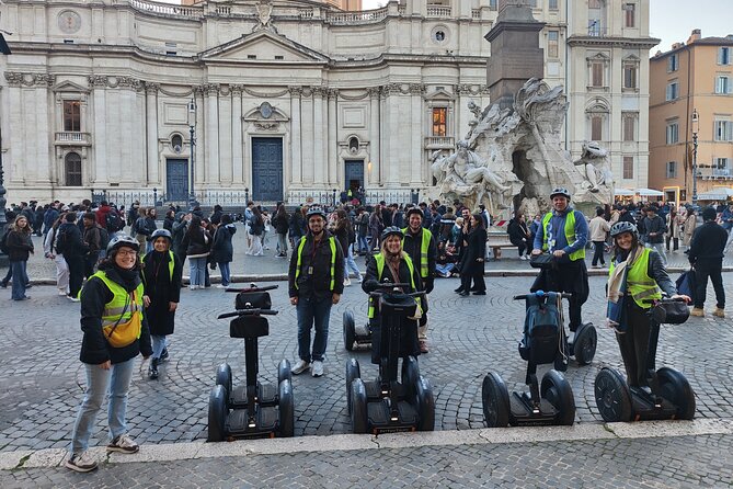 Rome at Night Segway Small Group Tour - Spanish Steps at night: evening energy with a calmer pace