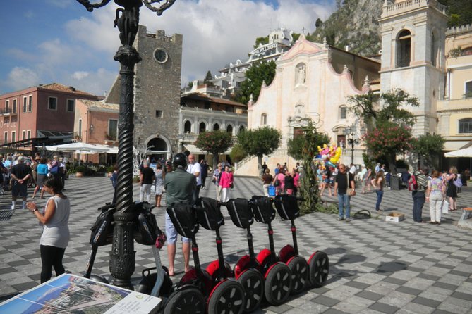 Taormina Shore Excursion: City Segway Tour - Starting at Via Crocefisso 122: training, helmets, and rain gear