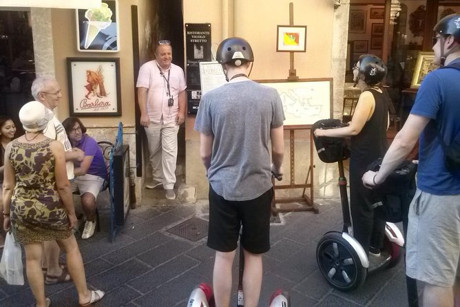 Taormina Shore Excursion: City Segway Tour - Belvedere di Via Pirandello: built for Mt Etna views
