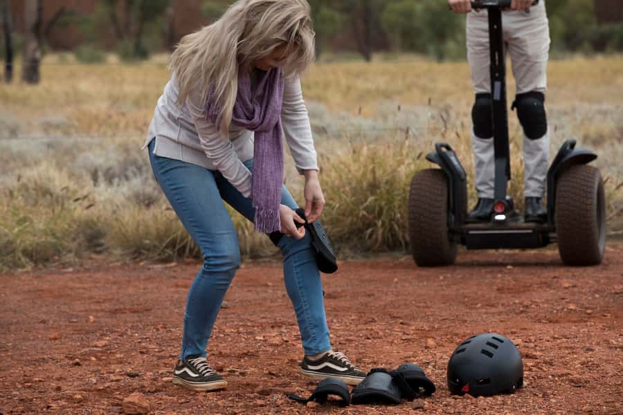 Uluru Base Segway Tour at Sunrise - The sunrise portion: breakfast and big color changes