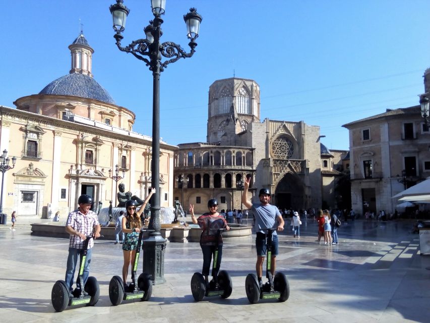 Valencia: Gardens and recreation Segway Tour - Plaza de la Virgen and the Basilica area: monuments you can actually take your time with
