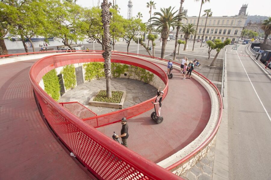 ❤️Welcome to Barcelona❤️ Segway Tour - The training routine: how they get you rolling fast